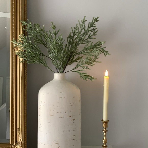 Set of two Christmas branches with glitter home decor minimalist - Picture 8 of 9